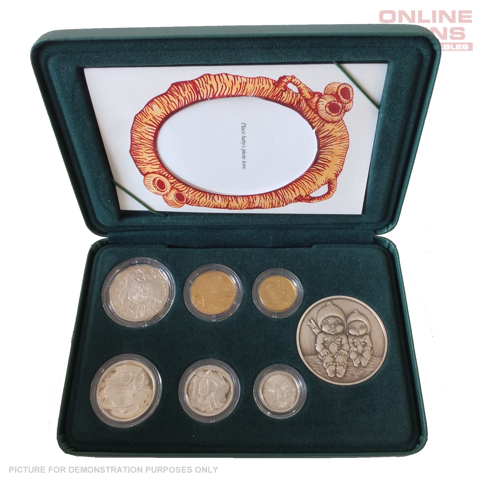 1997 Royal Australian Mint Baby PROOF Coin Set - Gumnut Baby